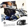 Alipis 2pcs Motorcycle Headlight Switches Durable Handlebar Toggle Switches Compatible