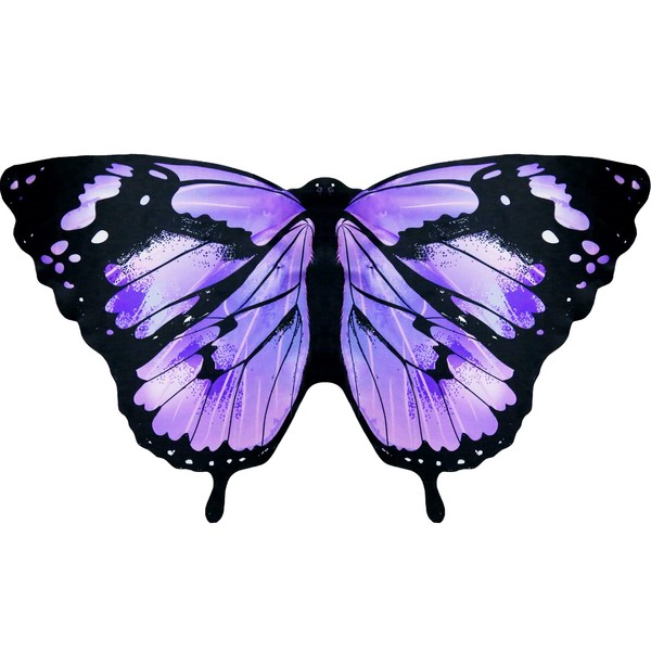 IROLEHOME Monarch Butterfly-Wings for Kids Girls Princess Dress-Up Fairy Costume