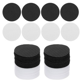 PATIKIL 40Pcs Carpet Spots for Classroom, 2 Inch Small Circle Floor Dots Markers Carpet Spot Markers for Teacher Elementary Preschool Supplies, Black/White