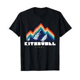 Kitzbühel Tirol - Austria Retro 80s Ski Holiday Gift T-Shirt
