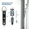 Picture Hang Solutions Mirror Hanging Kit with Hangers and Leveling
