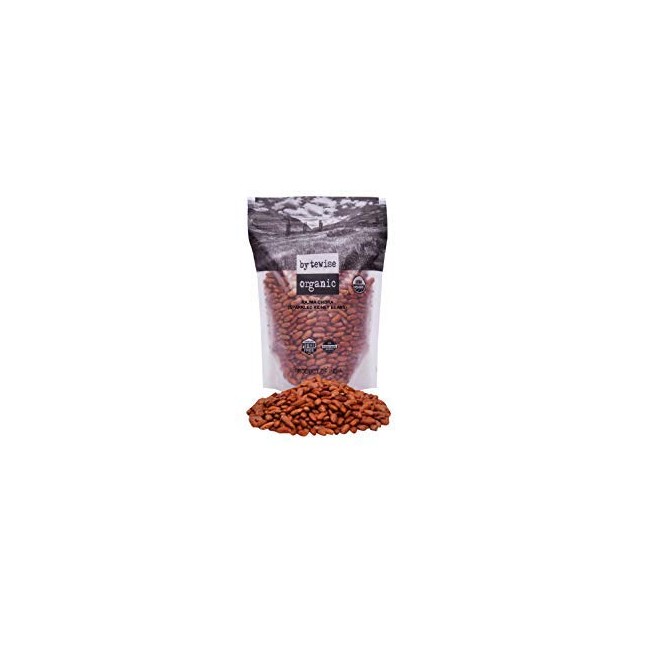 Bytewise Organic Red Speckled Kidney Beans / Rajma Chitra, 2 Lb