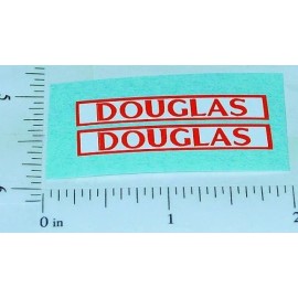 Matchbox Pair Matchbox Douglas 8-Wheel Tipper Truck Stickers MB-51CD