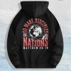 GO MAKE DISCIPLES of ALL NATIONS Graphic Hoodie 100% Cotton