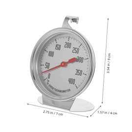 Operitacx Oven Thermometer Oven Thermometer Dial Oven Meat Thermometer Oven Temperature Probe Replacement Kitchen Accessories Instant Read Thermometer Cooking Appliances Silver Stainless Steel