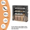 Laiensia 5-Tier Vertical Shoe Rack Organizer, Space Saving Shoe Storage