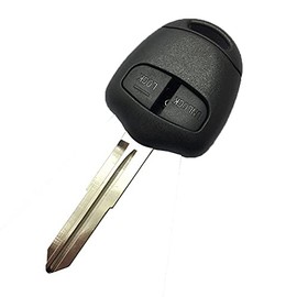 Horande 2 Button Replacement Key Fob Cover Case fit for Mitsubishi Lancer Evolution Grandis Outlander Keyless Entry Key Fob Shell Right Blade