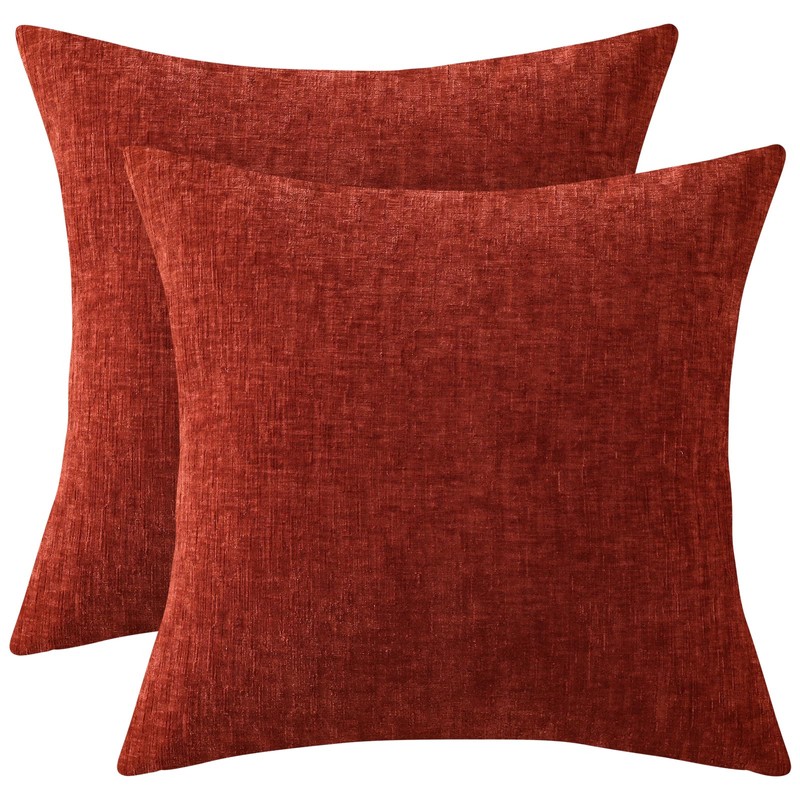 JOTOM Set of 2 Cushion Covers 40x40 cm Soft Chenille
