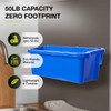Nova Products Recycle Bin Wall Mount (2 Pack), Blue Bin