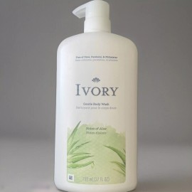 Ivory Body Gentle Body Note Of Aloe Scent 798 Ml , Value Size .27 Fl Oz