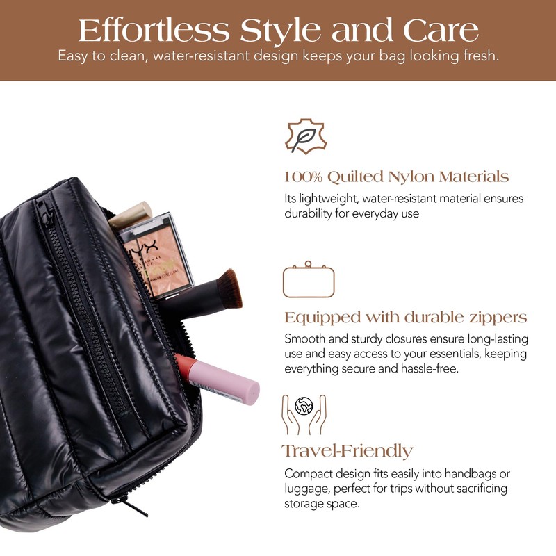 Citi Collective Premium Cosmetic Bag for Women| Makeup Travel Cosmetic