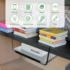 6 Pcs Undershelf Storage Basket Under Shelf Wire Basket Household