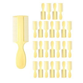 Fine Tooth Baby Comb [Pack of 24] Double Sided Fine and Extra Fine Rounded Teeth for Newborn Babies and Infants