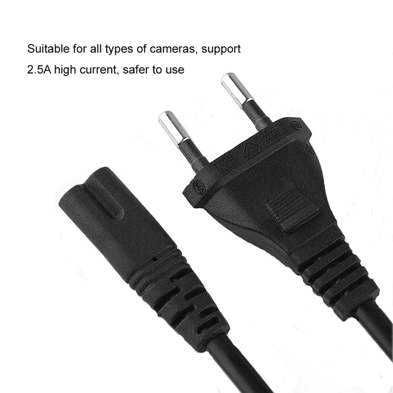 WICAREYO 2 m / 6.5 ft 2 Prong Charger Power