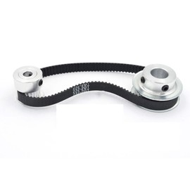 Zyaobei-Timing Pulley 2M/2GT 20Teeth 40Teeth Synchronous Timing Pulley Belt Bore5-12mm 1:2 20T:40T Speed Ratio for 232-2GT Belt Width 6/9mm Kit, Used widely