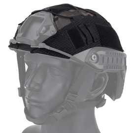 Helmet Cover, Tactical Cloth Cover for BJ/PJ/MH Airsoft Paintball Fast Bump Helmet- Enhanced Protection for Helmets in Size M/L