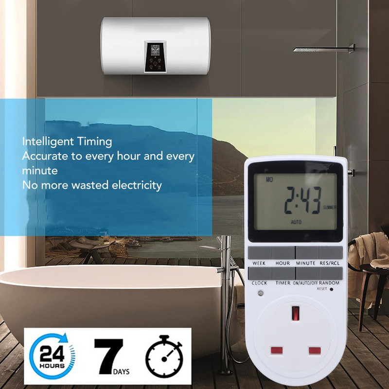Timer Outlet Digital Intelligent Energy Saving Flame Retardant High Power