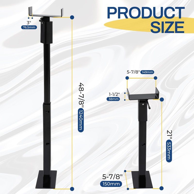 KUAFU RV Slide Out Support Jacks Adjusts from 20"-48" 5000