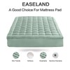 EASELAND Queen Size Mattress Pad Pillow Top Mattress Cover Quilted
