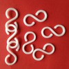 Healifty Plastic S-shaped Hooks Hangers Kitchen Bathroom Spoon Towel Clothes