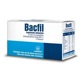 Bacfil Polvo Sabor Mandarina 30 Sobres                                                                                                                