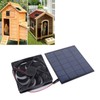 5W Solar Panel Fan Eco Friendly Low Noise Compact Portable