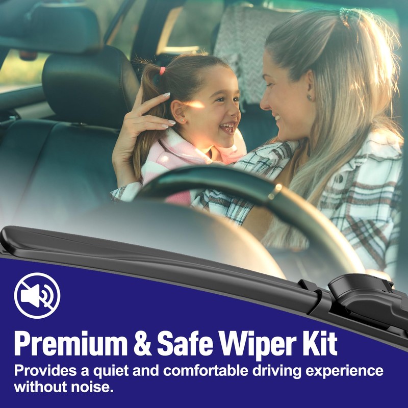AJK Front Windshield Wiper for GMC Sierra 2019-2025, Original Equipment