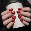 GAOY Red Cat Eye Gel Nail Polish, 16ml Glitter Holographic