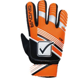 Givova, glove stop goalkeeper, orange fluo/black, 6
