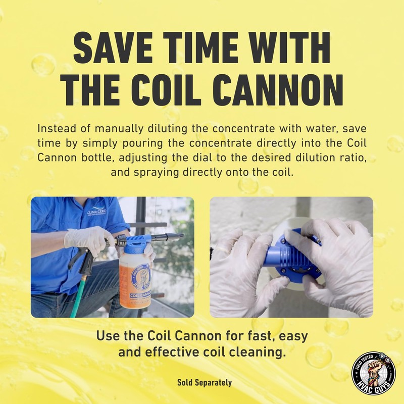 Leak Saver AC Coil Cleaner for All Condensers & Evaporators