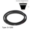 sourcing map O-1250 V-Belt Drive Belt 1250 mm Rubber for