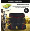 SOLO ACTFIT Men's Cycling 3D Padded Gel Bike Compression Shorts
