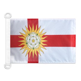 AZ FLAG West Riding of Yorkshire county NAUTICAL Flag 18'' x 12'' - County of York - England flags 30 x 45 cm - Banner 12x18 in for boat