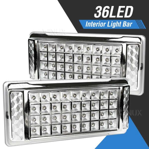 XUKEY 72 LED/12V Car Interior Roof Light Ceiling Dome Lamp