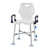 Shower Chair for Elderly and Disabled with Arms and Back,