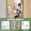 Mixizigoz Barn Door Lock Latch, 90/180 Degree Flip Sliding Door