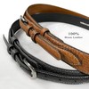 RB2015-H01 Western Ranger Belt Genuine Leather Belt 1-3/8"(35mm) Taper to