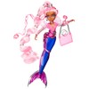 MERMAZE Color Change Harmonique Mermaid Doll with Stylish Accessories, Poseable,