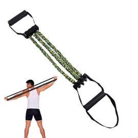 Workout Stretch Bands,3-Hole Resistance Stretcher - Adjustable 3-Hole Resistance Stretcher for Rehabilitation, Sports, Home, Workout, Gym, Exercise