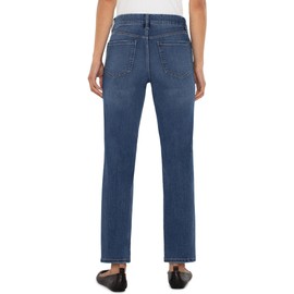 Liverpool Los Angeles, Women's, Gia Glider Pull-On Mid-Rise Slim Dual Fx Denim, Sage Creek, 6