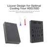 Mobile Hard Disk Drive Case USB3.0 Desktop Hard Drive Enclosure