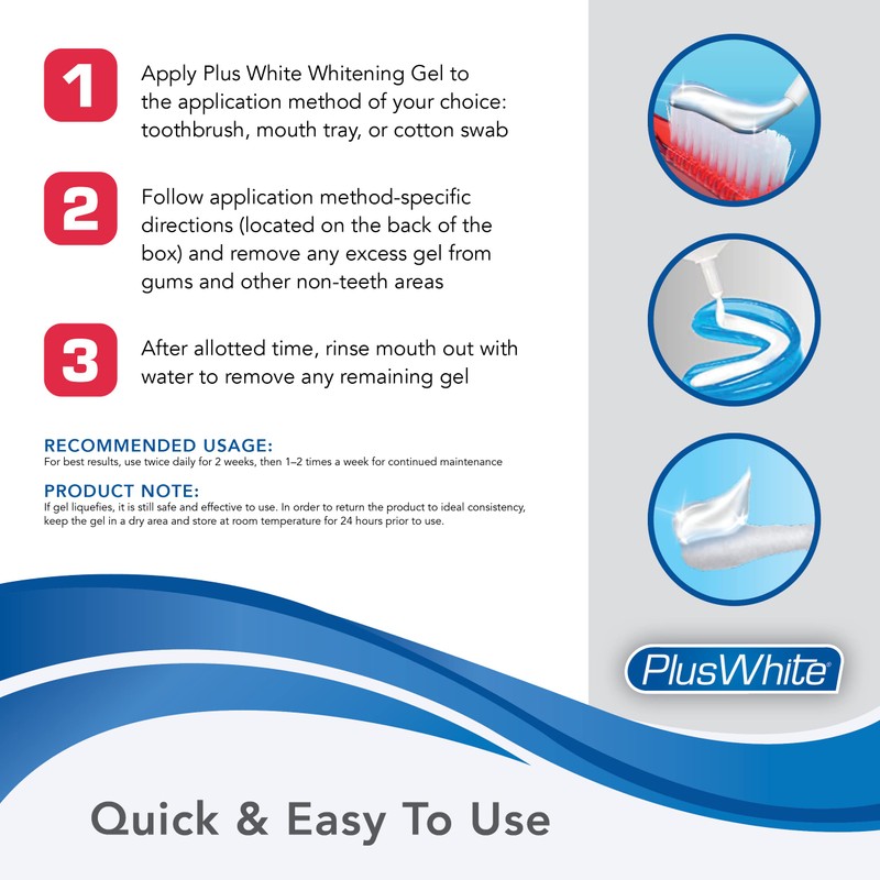 Plus White Speed Whitening Gel - Works in 5 Minutes