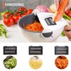 SANON Vegetable Cutter, 9-in-1 Manual Kitchen Vegetable Cutter, Vegetable Cutter