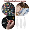 100pcs Needle Threaders, Stainless Steel Premium Needle Threaders Practical Sewing