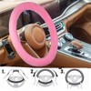 Plush Steering Wheel Cover, 3 Pieces Steering Wheel Cover, Winter,