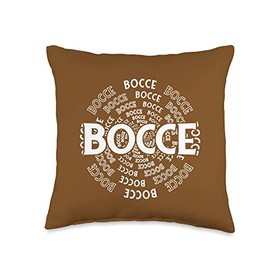 Bocce Balls Set and Boccie Ball Set Apparel mit Jack Bocci Game Bocce Ball Throw Pillow, 16x16, Multicolor