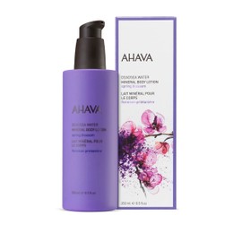 AHAVA Dead Sea Water Mineral Body Lotion, Spring Blossom - Provides All Day Hydration, Fights Dehydration, Refines Skin's Texture, with Exclusive Osmoter, Aloe Vera & Witch Hazel, ‎8.5 Fl.Oz