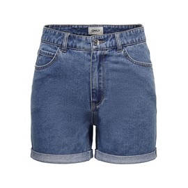 ONLY Female Shorts ONLVega Life HW Mom, Medium blue (medium blue denim)