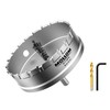 Mollom (4-5/16''|110mm) Heavy Duty Carbide Hole Saw with 2 Pilot