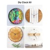 DEEWISH Set of 4 Walnut Wood Clock Hands with 20mm